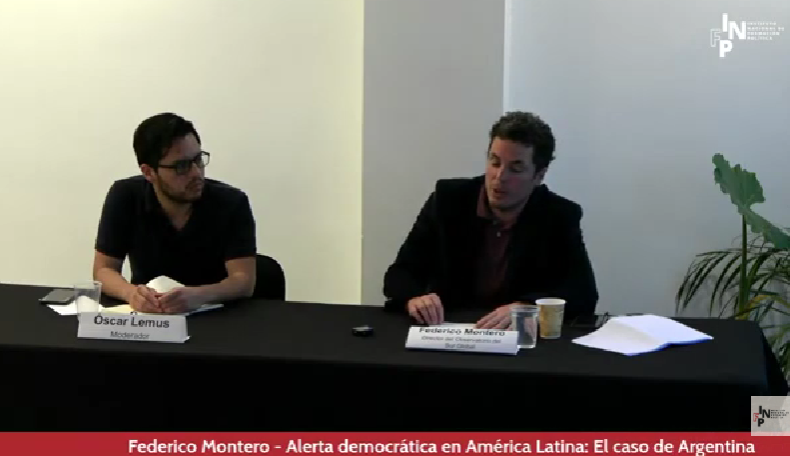 Federico Montero Conferencia - Alerta democrática en América Latina. El caso de Argentina