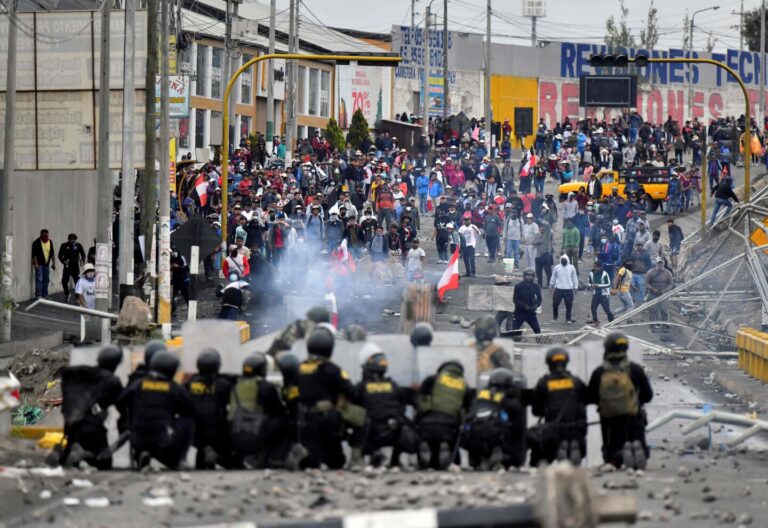 Manifestación en Lima